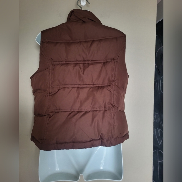 Good Goose Brown Women Puffer Vest, Size Medium - Picture 2 of 4